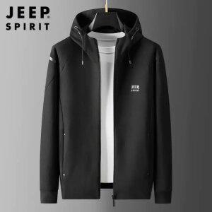 JEEP 지프 봄 가을 남성용 캐주얼 재킷 후드 집업