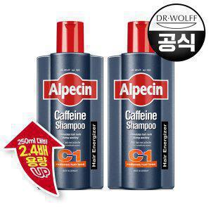 알페신 카페인 샴푸 C1 모발 강화 600ml x2
