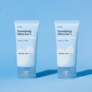 [에뛰드] 순정 디렉터 수분 선크림 듀오 기획세트 (50+50ml)