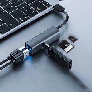USB C타입 멀티허브 5in1 3포트 컨버터 카드리더기 맥북 노트북 아이패드 호환 SD TF카