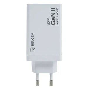 레보엠 PD GaN 100W USB 3포트 초소형 고속 멀티충전기 PD PPS