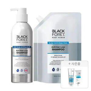 [블랙포레] 루트파워 비듬케어 탈모증상완화샴푸 500ml, 1개+쿨&딥클린 탈모증상완화샴