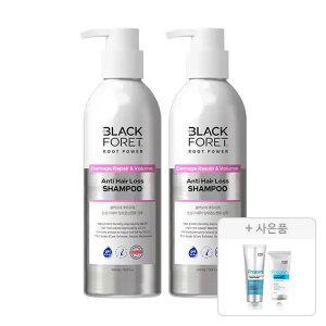 [블랙포레] 루트파워 손상리페어 탈모증상완화샴푸 500ml, 2개+증정(프로즌트리트먼트