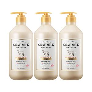샤워메이트 산양유 마누카 바디워시 800ml, 3개