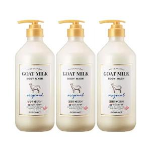샤워메이트 산양유 오리지널 바디워시 800ml, 3개