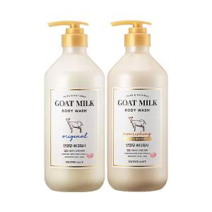 샤워메이트 산양유 오리지널 바디워시 800ml, 1개+산양유 마누카 바디워시 800ml, 1개