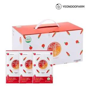 [하프클럽/연두팜]NFC 착즙 찢어먹는 사과당근즙 30개입 1박스 100ml