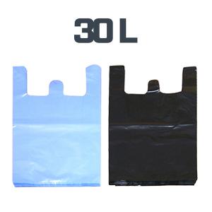 30L 손잡이봉투 검정 100장/ 쓰레기 재활용 봉지