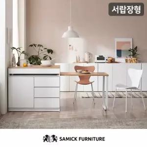 삼익가구 삼익가구 줄리아 홈바 확장형 아일랜드 식탁A타입 서랍장형 착불