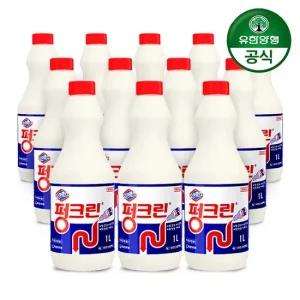 유한락스 펑크린 1L 배수구 싱크대 x 12개