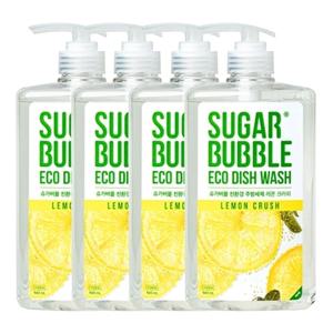 슈가버블 친환경 에코 주방세제 레몬크러쉬 940ml x4