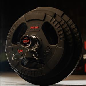멜킨 바벨 원판 고무 경량 30mm 15kg 데드리프트(1개)