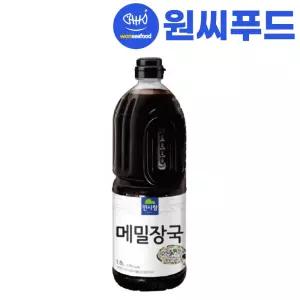 원씨푸드 면사랑 메밀장국 1.8L 실속형 소바 모밀 육수 장국