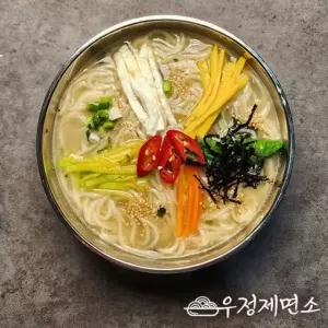 [우정제면소] 잔치국수 12인분세트 (생면2kg+맑은해물맛스프12봉)