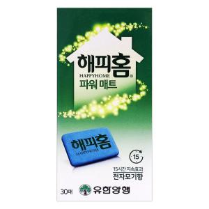 유한양행 해피홈 파워매트 리필 30매