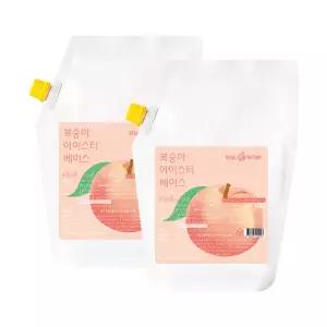 서울팩토리 복숭아아이스티 베이스 2kg 2개세트