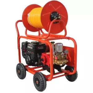 UDT 고압분무기(이동식) DYSE-80A 엔진80A,7HP*호스13.0mm-70M/약대포함