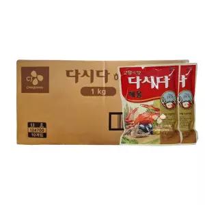 CJ 제일제당 해물다시다 1kg 10개입 다시다해물가마랑
