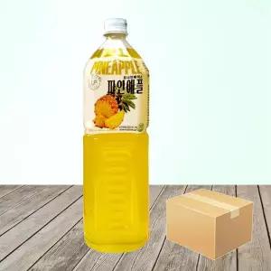 [셀러허브][유나인] 유나인베이스 파인애플 1.5L x 8개(1박스)/에이드음료 (S10634482)