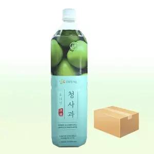 [셀러허브]유나인베이스 청사과 1.5L x 8개(1박스)/에이드 음료 (S10634562)