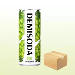[셀러허브][동아오츠카] 데미소다 청포도 250ml x 30캔(1박스) 과일탄산음료 (S10517051)