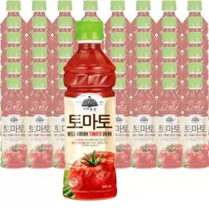 [셀러허브]웅진 가야 농장 토마토 340ml 48펫 (2박스) 음료수 (S11441499)
