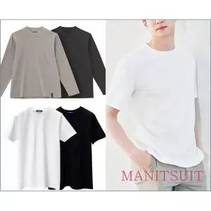[롯데백화점]맨잇슈트 품절임박)고급 스판소재 데일리룩 긴팔&반팔 티셔츠 4종택1 한정특가_ DR4435