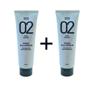 아모스 녹차실감 모이스처라이징 팩 250mlX2개