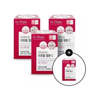 [닥터파이토][M]닥터파이토 리포좀 철분C 철분 비타민C 어린이 여성 임산부 철분제 영양제 4박스