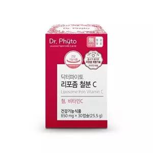 [닥터파이토][M]닥터파이토 리포좀 철분C 철분 비타민C 어린이 여성 임산부 철분제 영양제 1박스