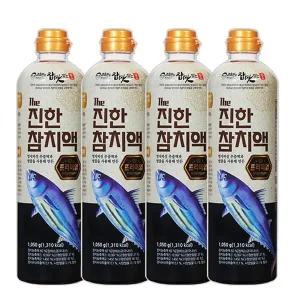 김하진의 더진한 참치액 프리미엄 오리지널 1050g 4병