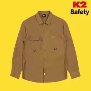 K2세이프티 SH-2404 메쉬 긴팔셔츠 브라운