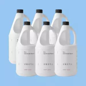 생활공작소 락스 살균소독제 화장실 청소락스 1.85L, 6개
