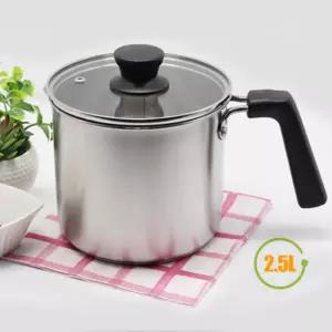 인덕션 냄비 2.5L 스텐 손잡이 라면포트 IH 가스레인지 할로겐 바닥3중 구조 멀티팟 780g
