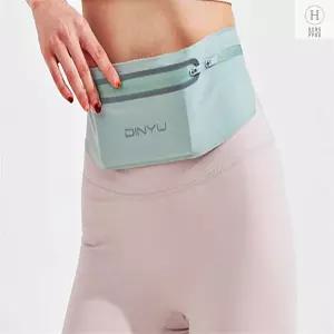 초경량 슬림 3단 포켓 런닝벨트 핸드폰 수납 허리가방 홍쁘로 여행용복대 경량힙색