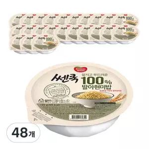 동원 간편식 즉석 쎈쿡 100% 발아현미밥 195g 48개