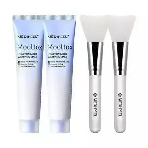 메디필 히알루론산 레이어 물톡스 랩핑마스크 70ml 기획(본품 + 듀얼브러쉬) x2