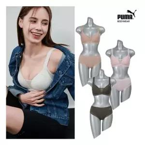 푸마바디웨어 출고가 39,900원푸마 노와이어 와이드윙 브라팬티 세컨팬티 세트 균일가 택일 316609
