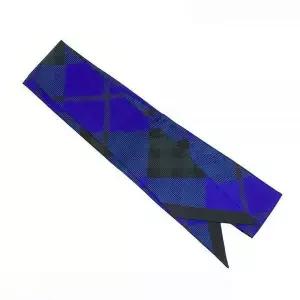 BURBERRY  Skinny Checkered Silk Scarf (8083558) (스키니 체크 실크 스카프)