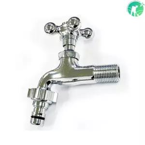 카플링 십자수도꼭지 십자 일체형 수도꼭지 세탁기 