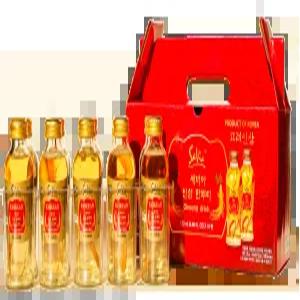 세비아 고려인삼 한뿌리 인삼드링크 120ml x 10병 선물세트 / 국산 인삼 한뿌리 건강음료 기력회복 효도선물