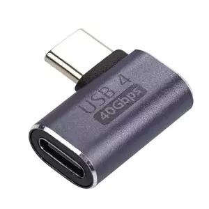 JA054 C타입 to C타입 ㄱ 기역자 꺾임 젠더 USB 3.0 안정적 데이터 전송