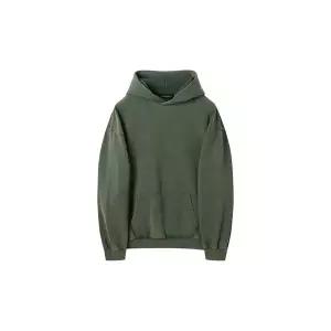 [커스텀멜로우](강남점) 카키 다잉 후드 티셔츠 CWTAS25113KHX