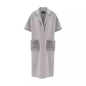 [셀럽제이](강남점)[Markdown] Pigeon half sleeve long Cashmere 100% coat (벨트 포함)