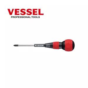 VESSEL 베셀 No.220 (1 x 75mm) 전공 드라이버 십자 전공 절연 볼 그립 스크류