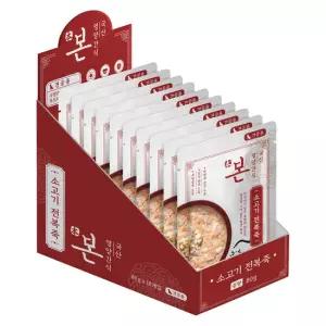 본영양간식 강아지 전복죽(소고기/황태/오리)80gX10개