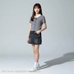 [유솔]USALL 유솔 HC29 별찡 카고 스커트 주니어 별찡 카고 스커트 (속바지) ULWH264Z1 (S45902768)