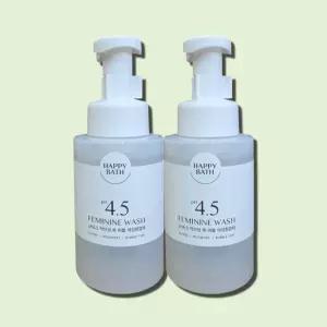 해피바스 피에이치4.5 약산성 쑥 버블 여성청결제 300ml 2개 저자극
