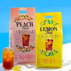 노브랜드 복숭아홍차 120T+레몬홍차 120T / 에이드 아이스티 스틱음료