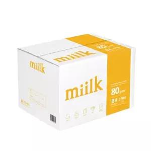 (정품) 밀크 B4 복사용지 미색 80g 2500매 250매10권 1BOX